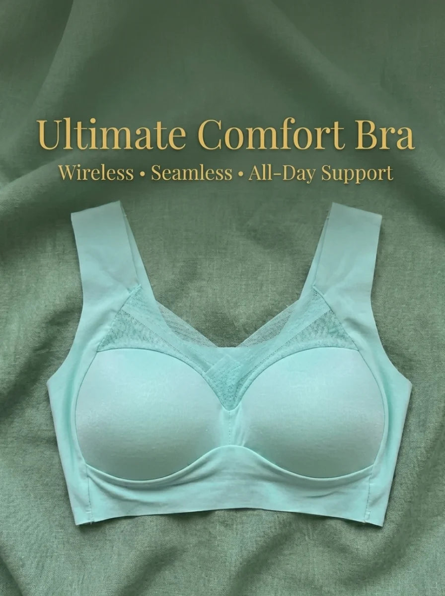 UltraLift Seamless Support Bra - Aqua