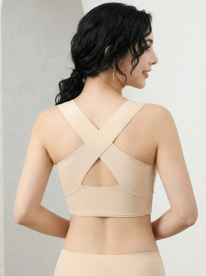 Women’s Lace Support Bra – Criss-Cross Back | Skin